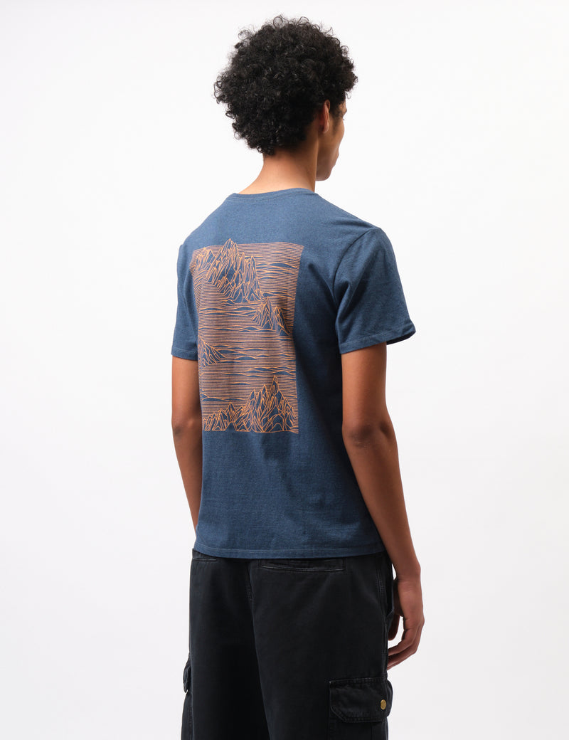 Patagonia Strataspire Responsibili-Tee T-Shirt - Utility Blue