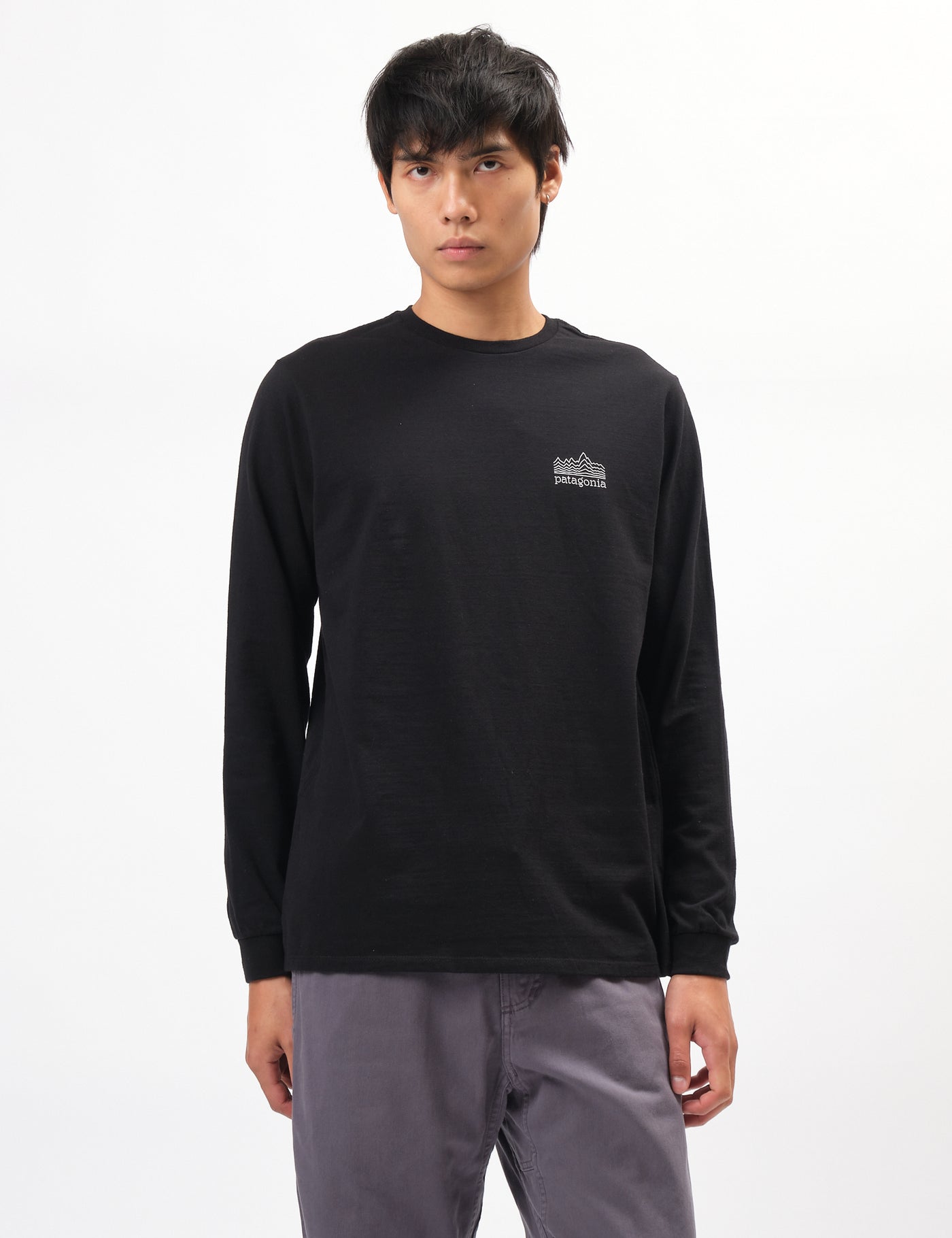 Black long sleeve patagonia shirt online