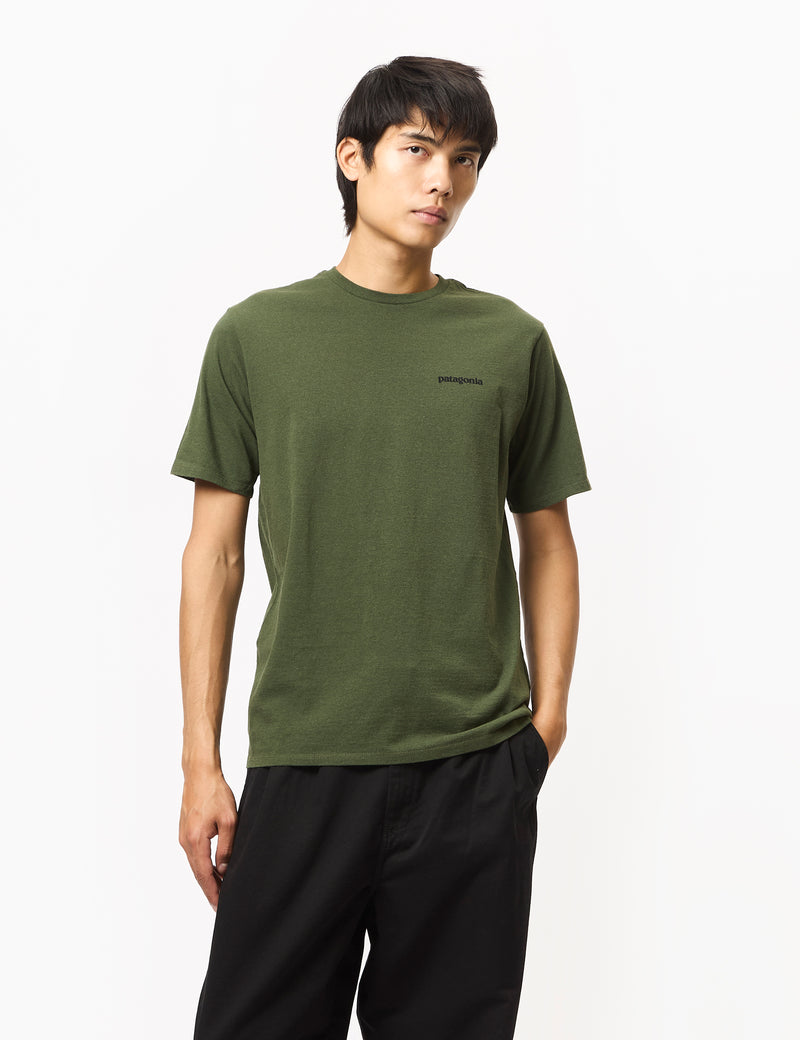 Patagonia P-6 Logo Responsibili-Tee T-Shirt - Torrey Pine Green