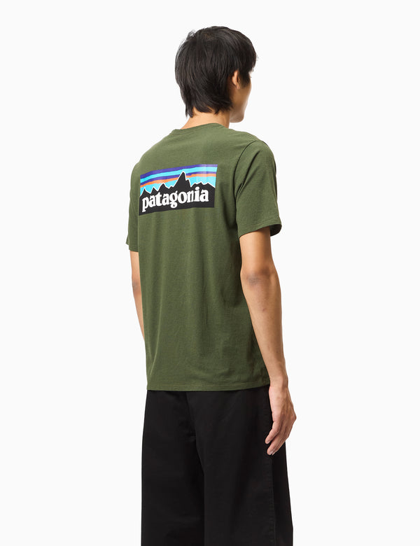 Patagonia P-6 Logo Responsibili-Tee T-Shirt - Torrey Pine Green