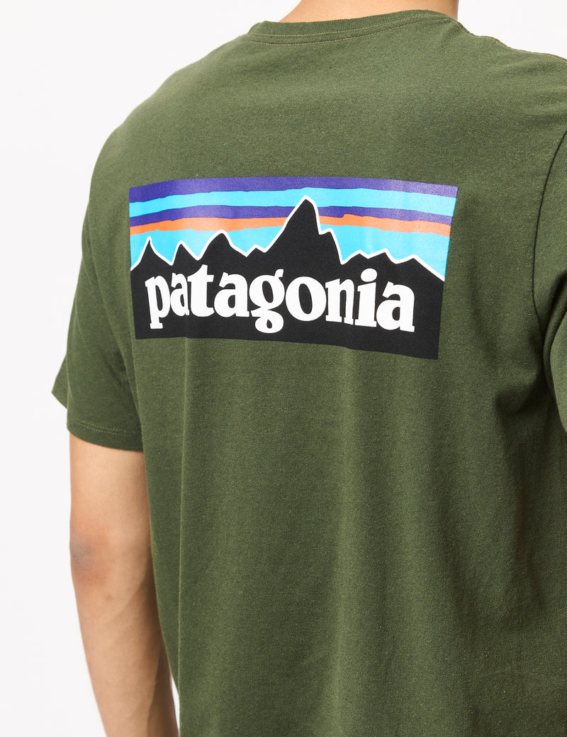 Patagonia P-6 Logo Responsibili-Tee T-Shirt - Torrey Pine Green