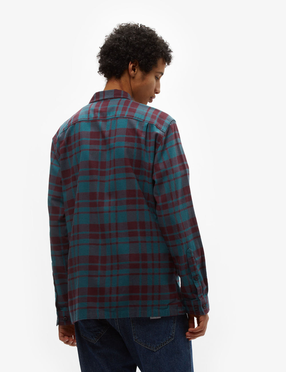 Patagonia Fjord Flannel Ice Caps Shirt - Belay Blue | Urban Excess