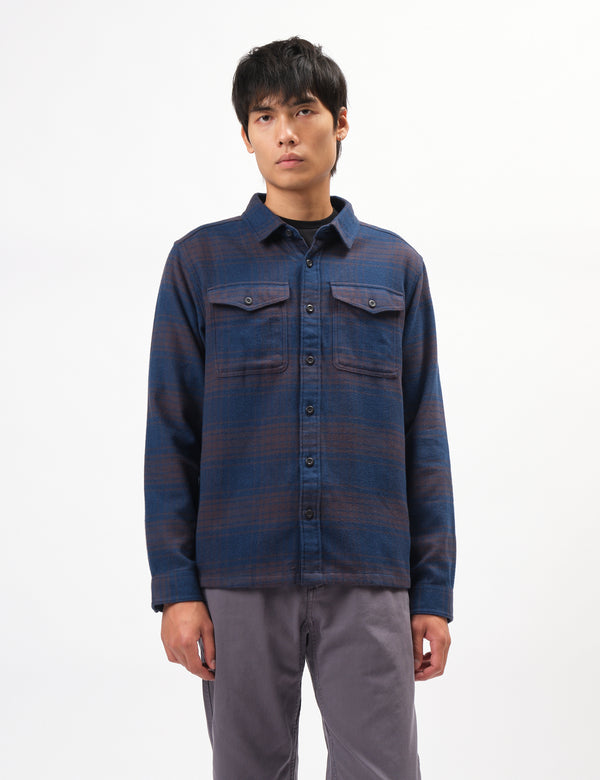 Patagonia Fjord Flannel Cascade Shirt - Tidepool Blue