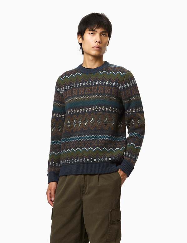 Patagonia Wool-Blend Helmsman Sweater - Smolder Blue