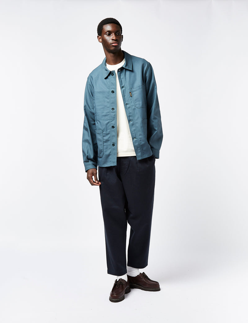 Le Laboureur Cotton Work Jacket - Forest Green