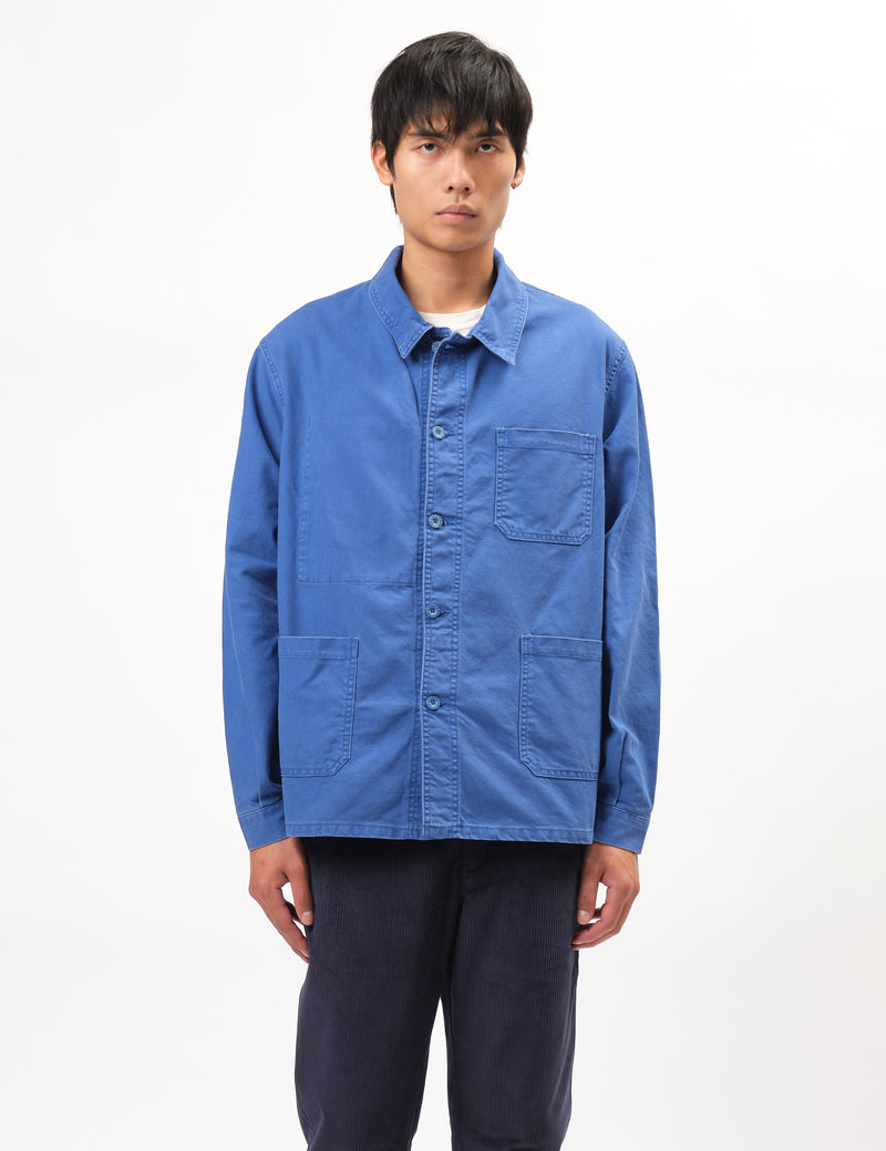 Bhode x Le Laboureur Washed Twill Work Jacket - Bugatti