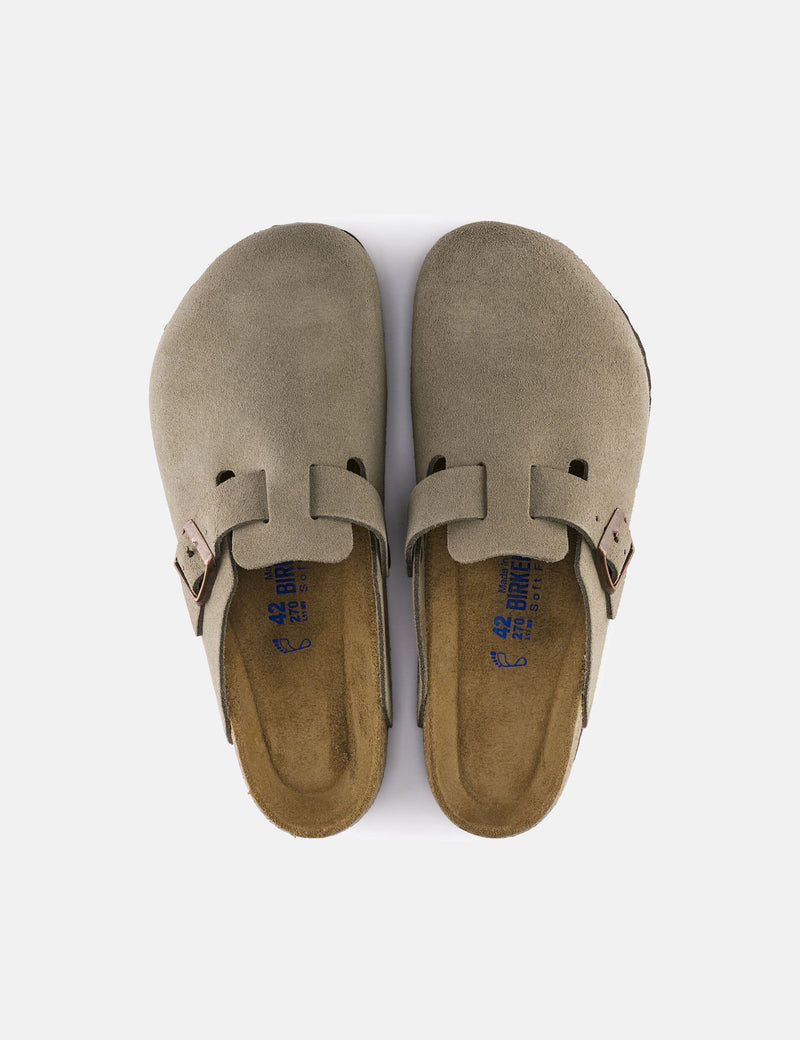 Birkenstock Women's Boston Clogs (Narrow) - Taupe