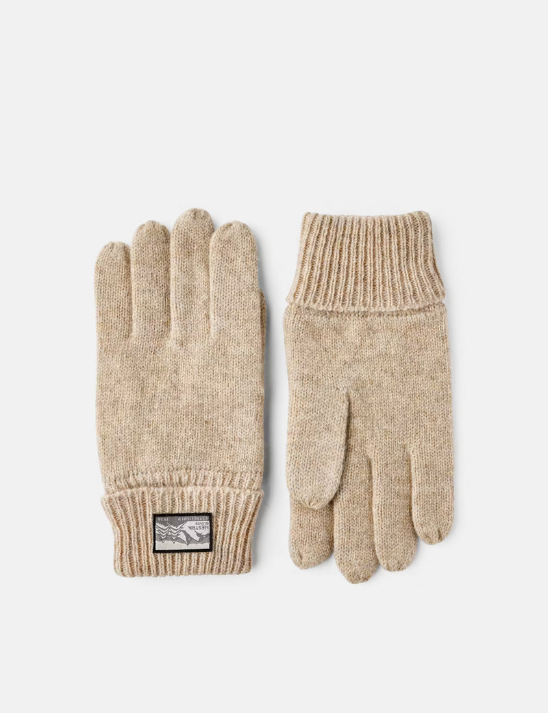 Hestra Raggwool Gloves - Beige