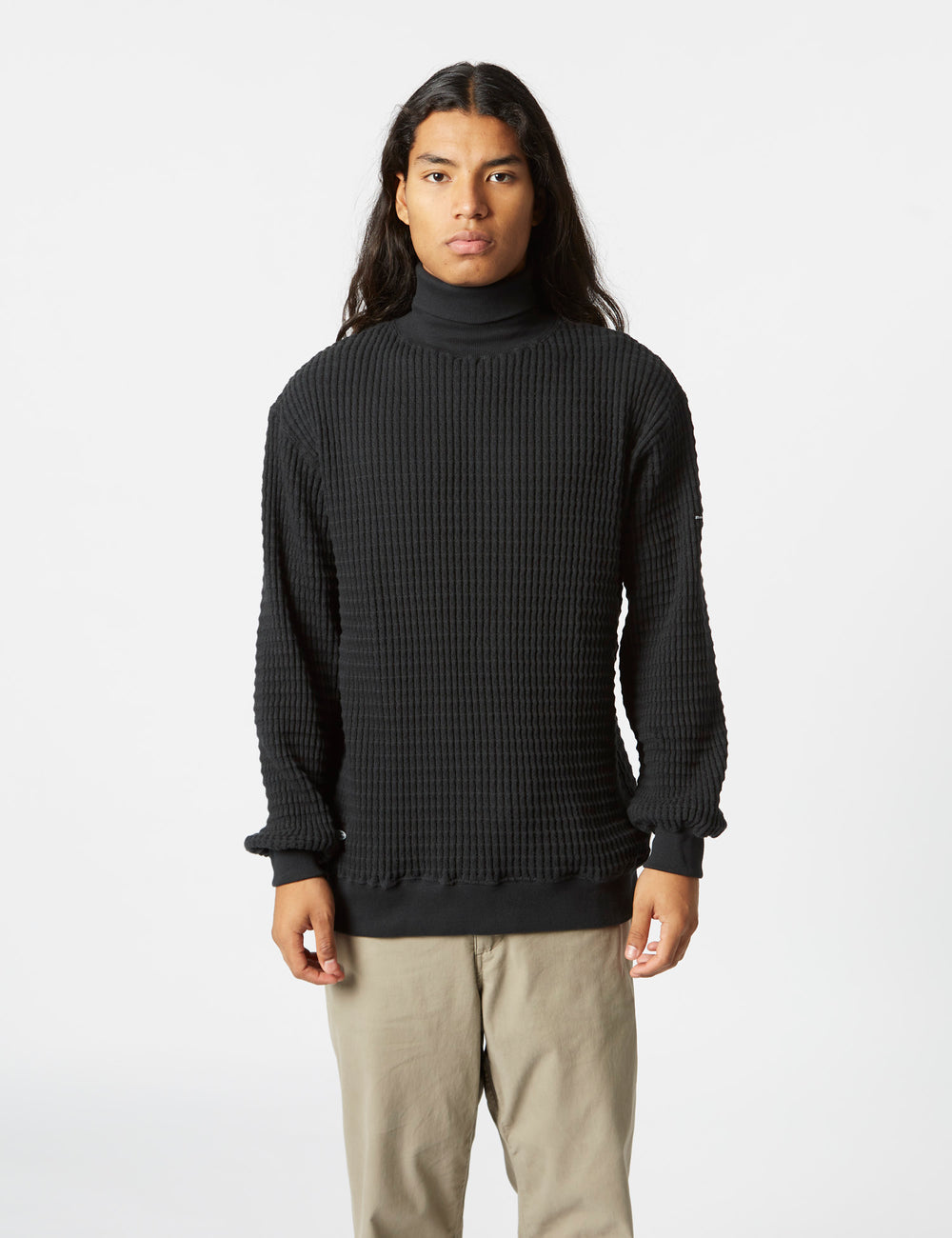 Manastash Snuggle Snug Thermal Turtle Neck - Black | URBAN EXCESS.