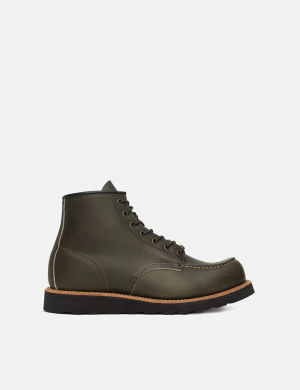 Red Wing 6" Classic Moc Toe Boot - Alpine Portage Green