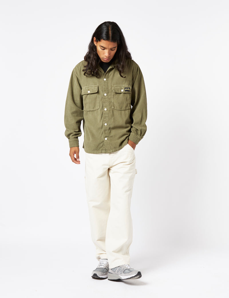 Stan Ray CPO Shirt (Cord) - Olive Green