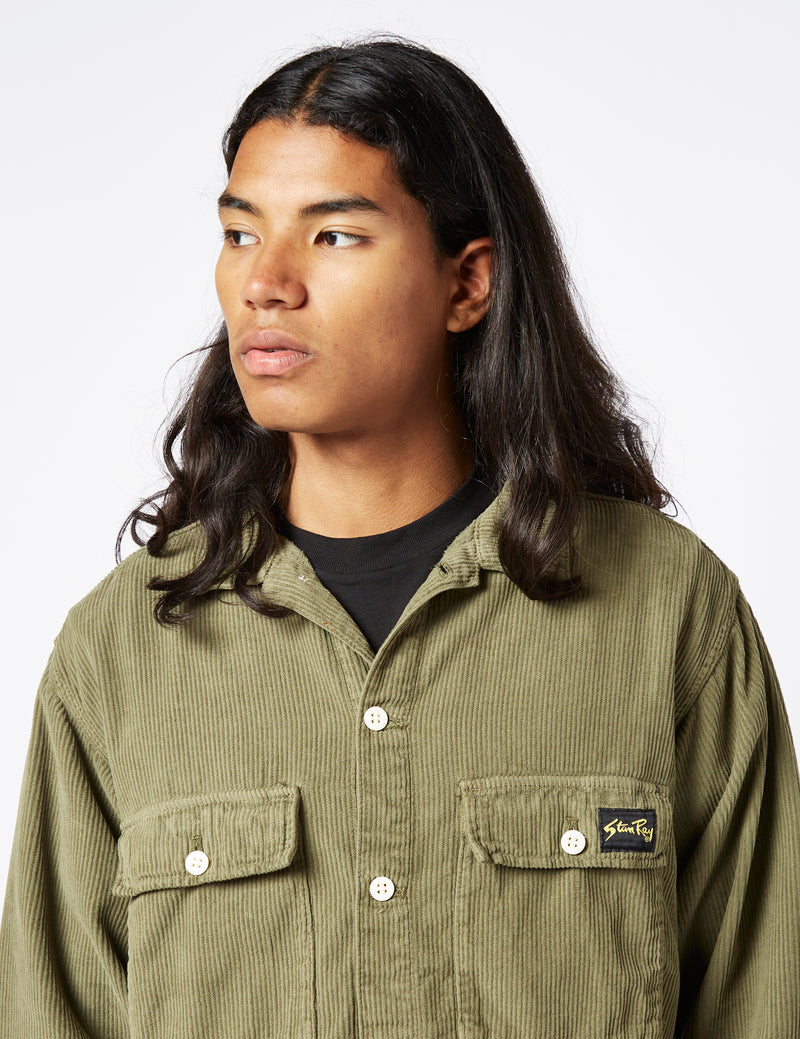 Stan Ray CPO Shirt (Cord) - Olive Green