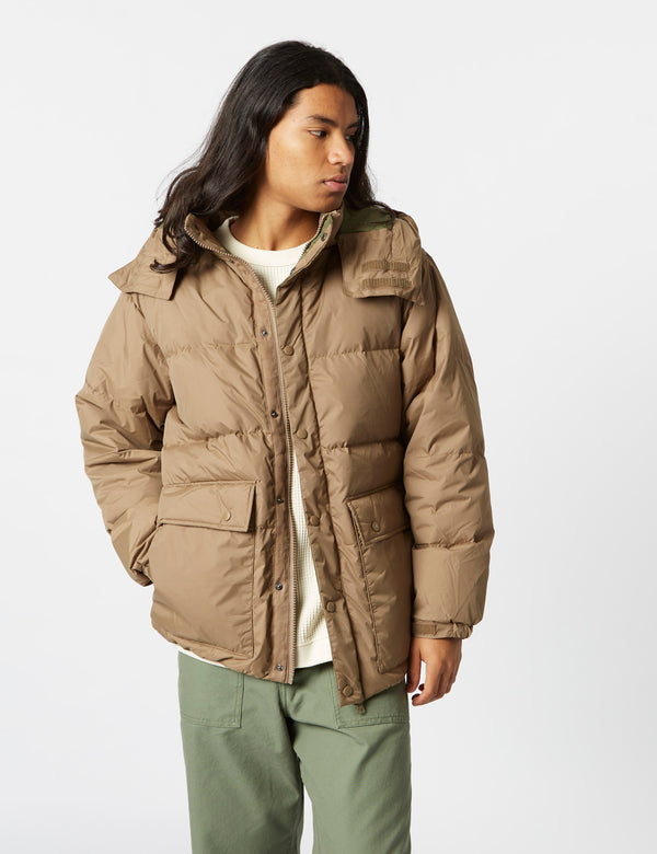 Stan Ray Down Jacket (Removable Hood) - Dusk Khaki