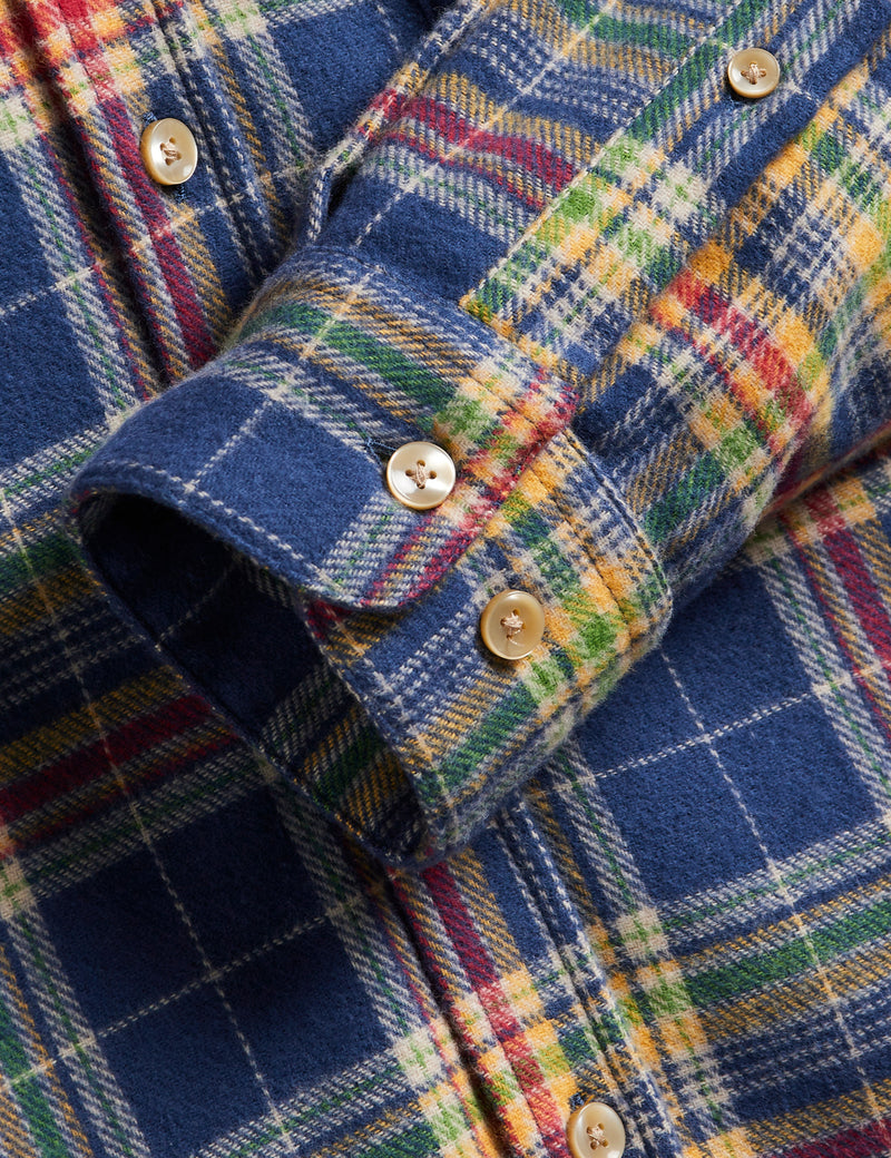 Portuguese Flannel Olissipo Shirt - Blue