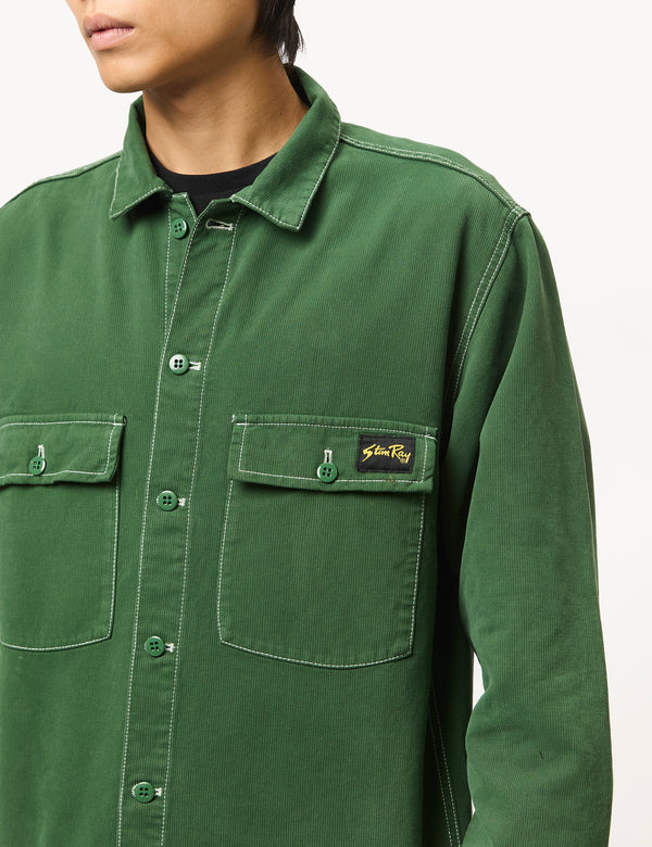 Stan Ray CPO Shirt (Bedford Cord) - Racing Green