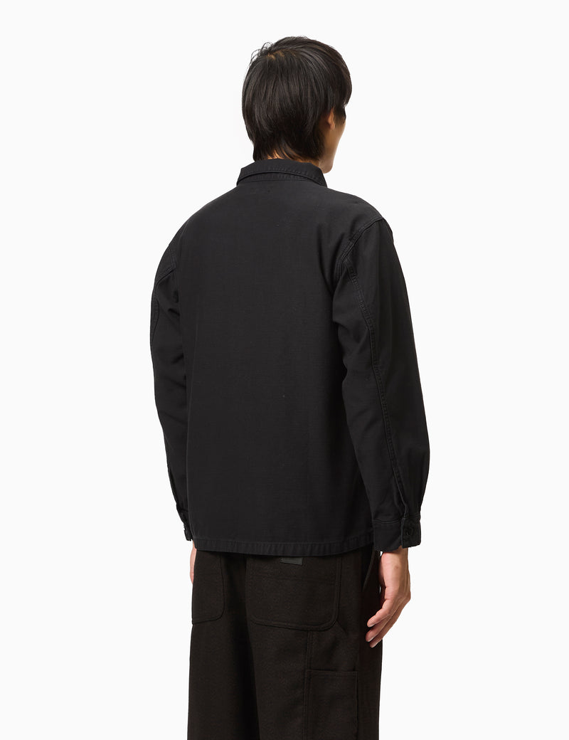 Stan Ray CPO Shirt (Cotton Sateen) - Black