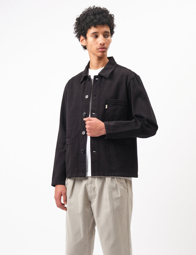 Bhode French Chore Jacket Mk.II - Black