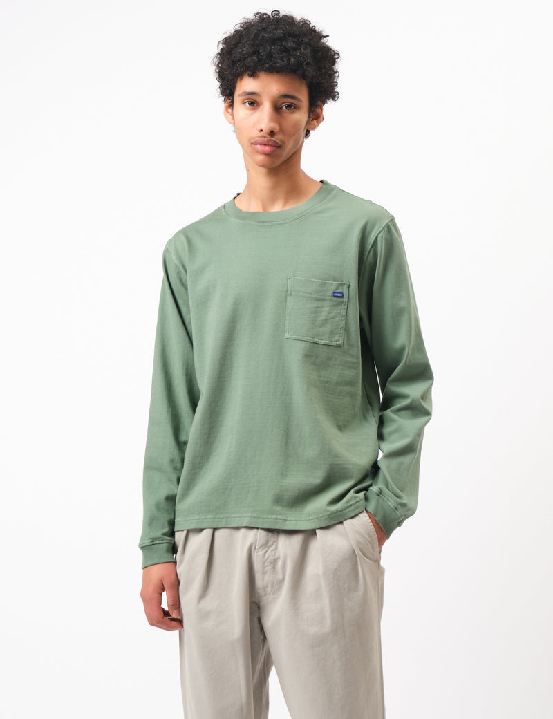 Bhode Everyday Long Sleeve Jersey 300gsm - Sage Green