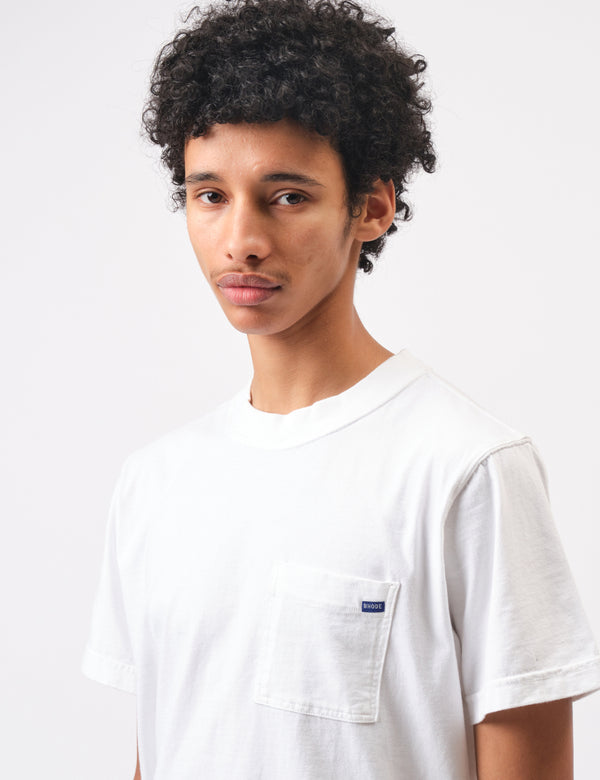 Bhode Everyday Pocket T-Shirt - White