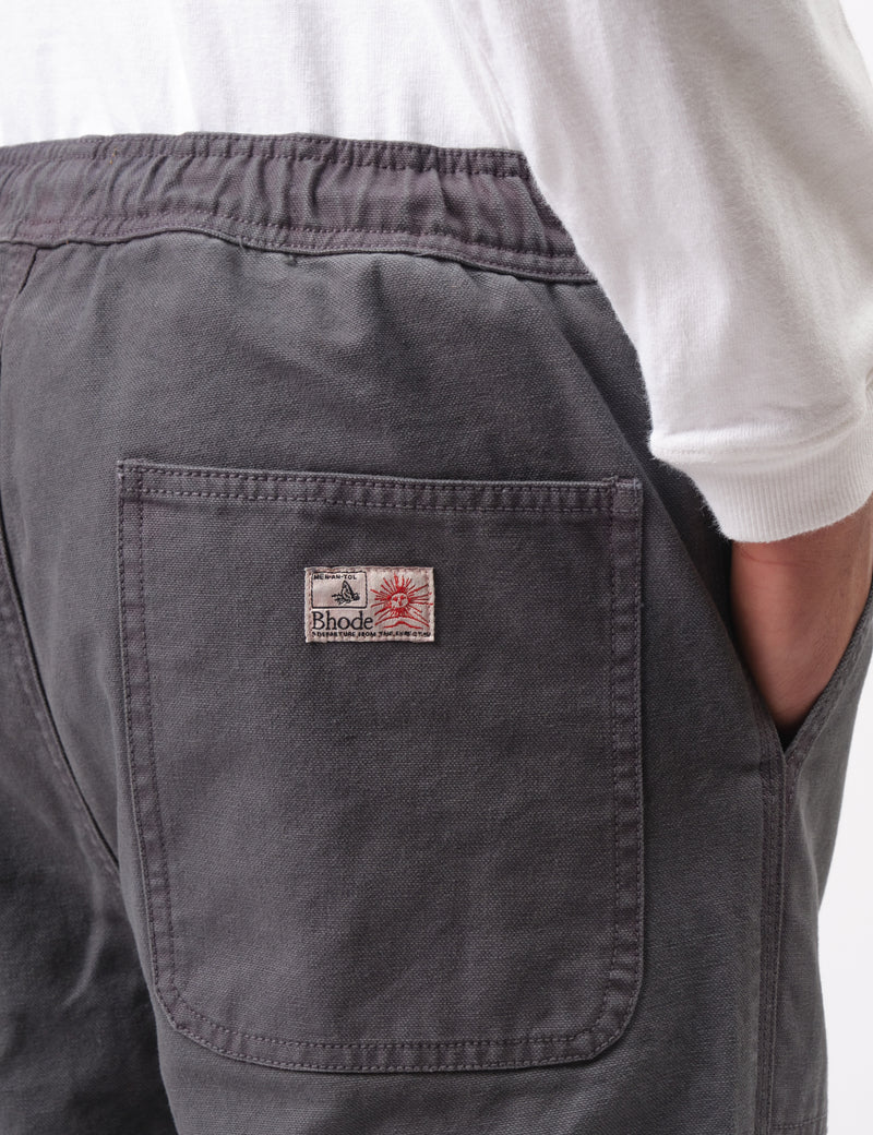 Bhode Fatigue Pant Canvas - Anthracite Grey