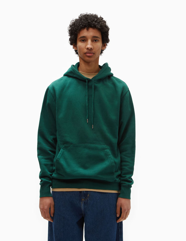 Bhode Oversized Pocket Hoodie - Waldgrün