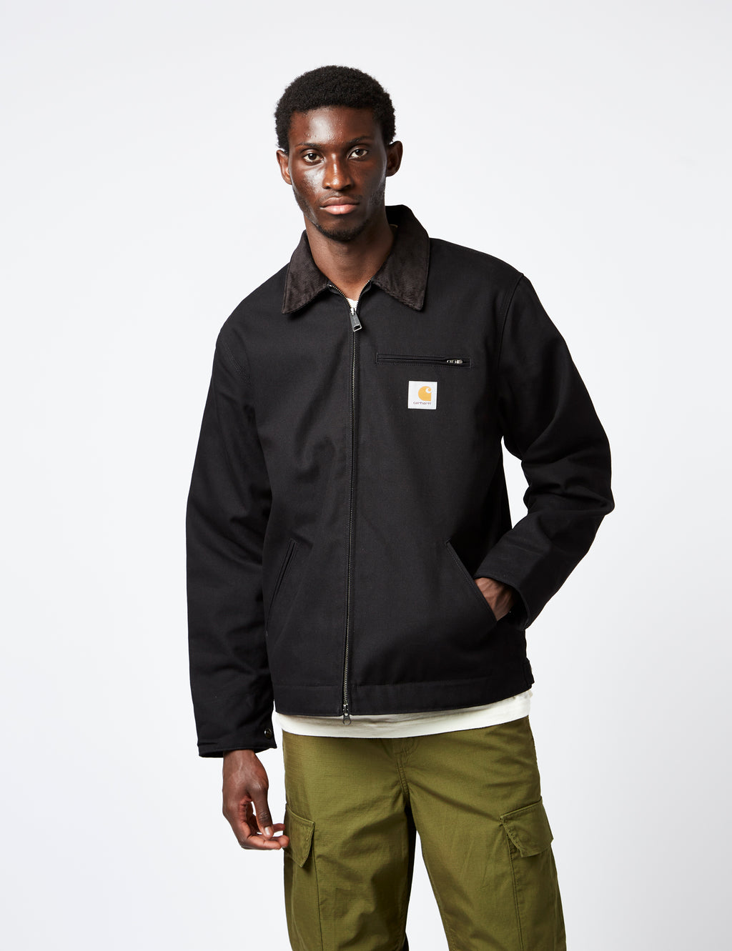 Carhartt-WIP Detroit Jacket (Insulated) - Black I Urban Excess. – URBAN ...