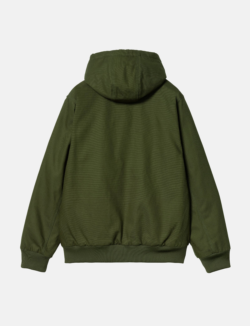 Carhartt WIP Active Jacket (Quilted Fleece Lined) - Tarragon Green