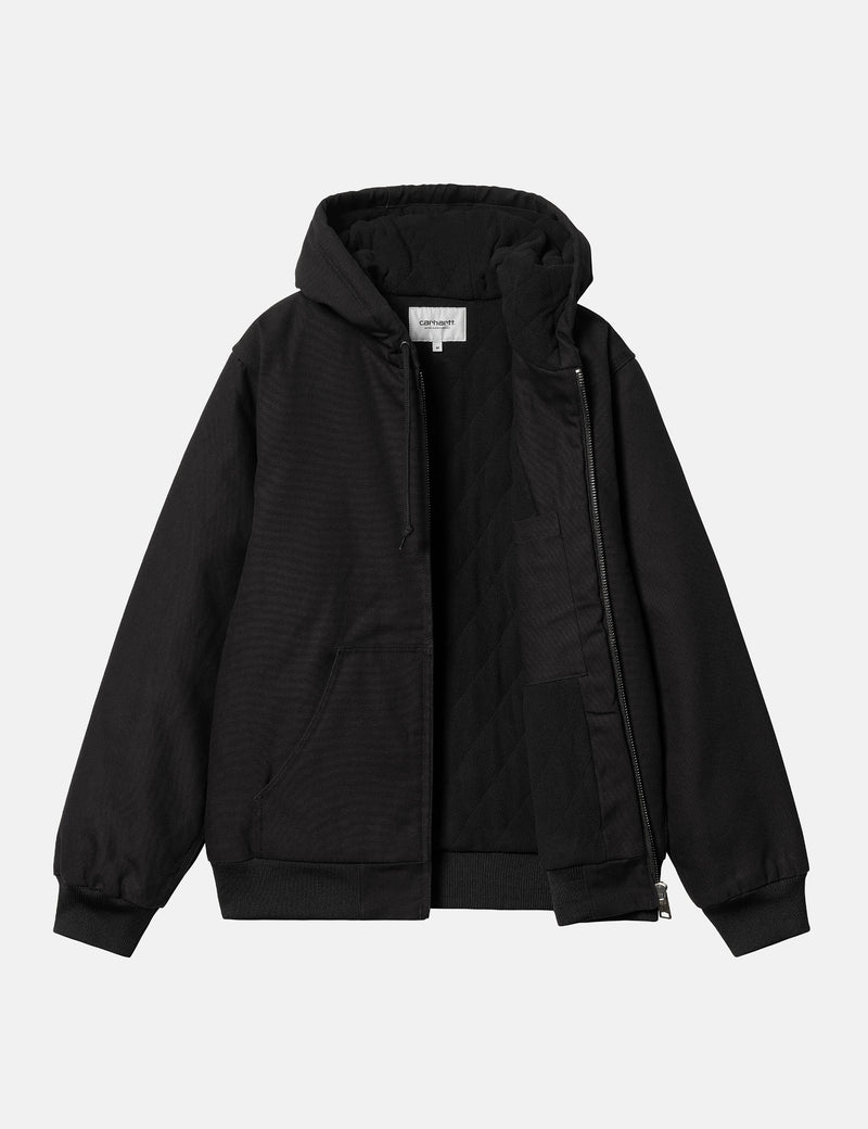 Carhartt WIP Active Jacket (Quilted Fleece Lined) - Black