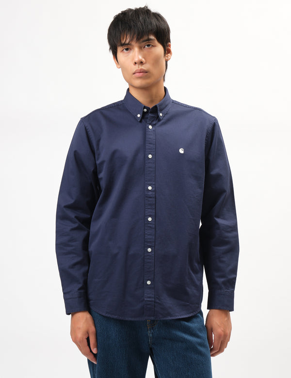 Carhartt WIP Madison Shirt (Regular) - Air Force Blue