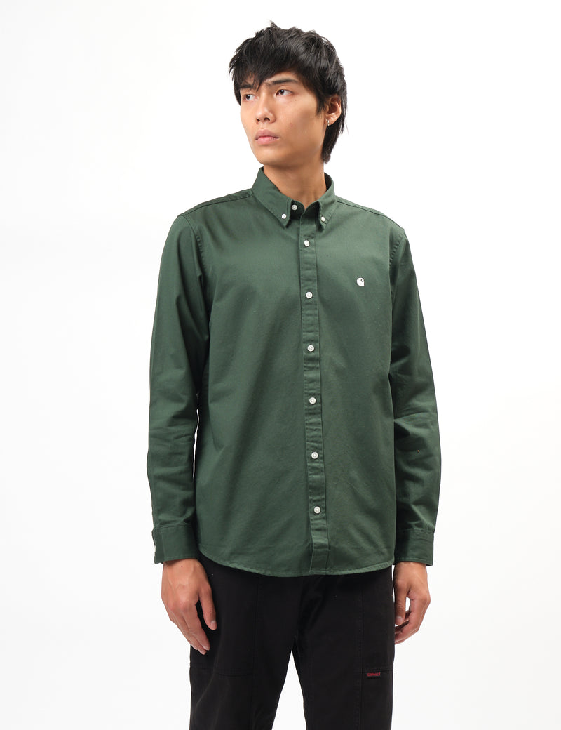 Carhartt WIP Madison Shirt (Regular) - Sycamore Tree Green