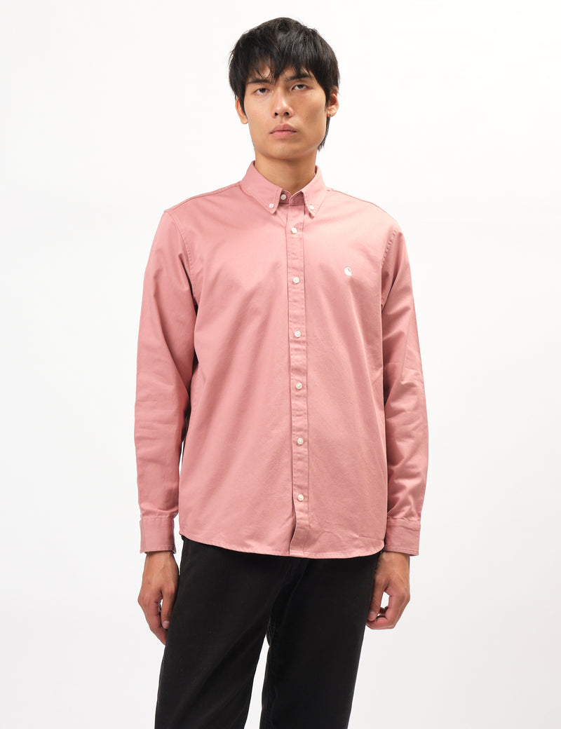 Carhartt WIP Madison Shirt (Regular) - Dusty Rose