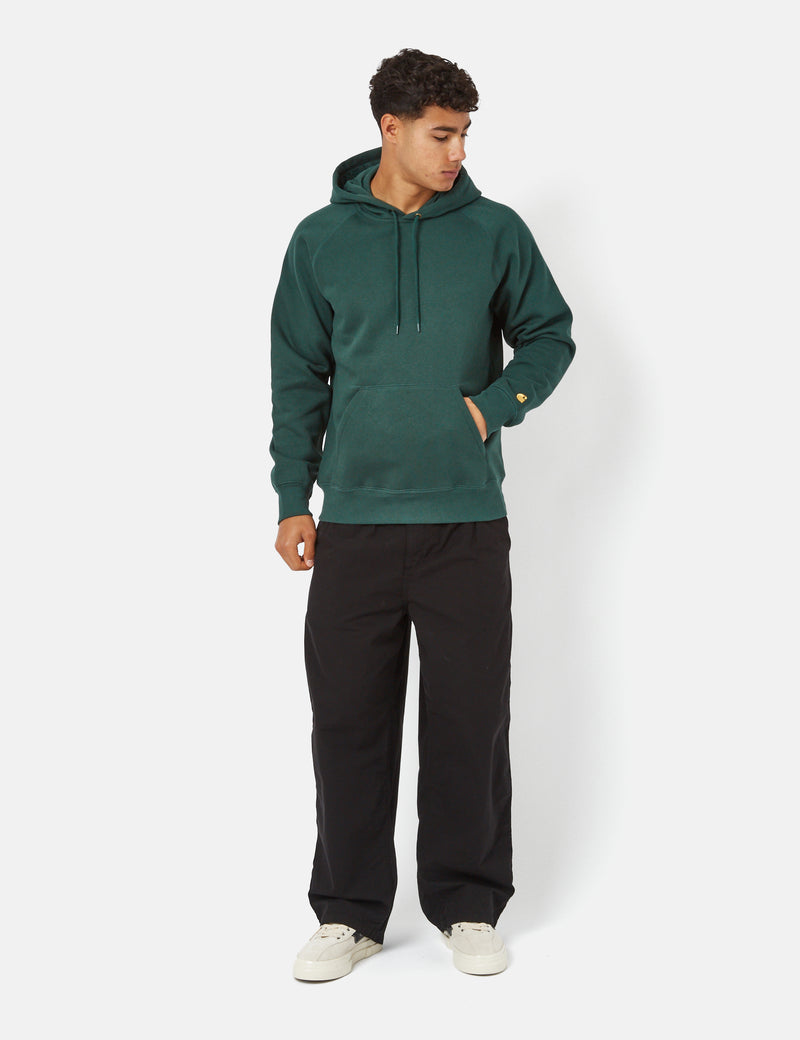 Carhartt-WIP Chase Hooded Sweatshirt - Discovery Green