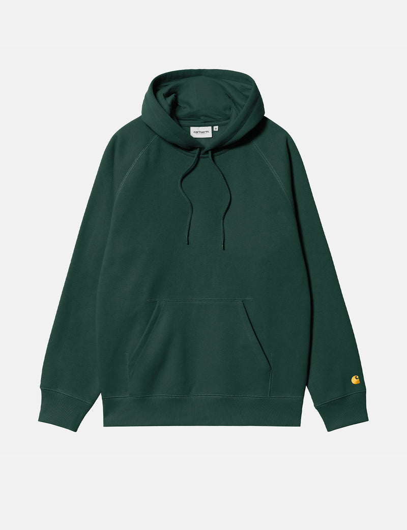 Carhartt-WIP Chase Hooded Sweatshirt - Discovery Green