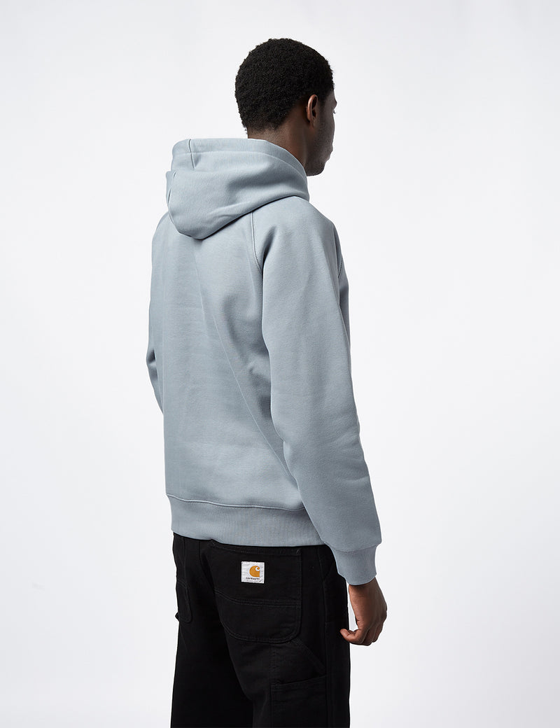 Carhartt-WIP Chase Hooded Sweatshirt - Mirror Grey