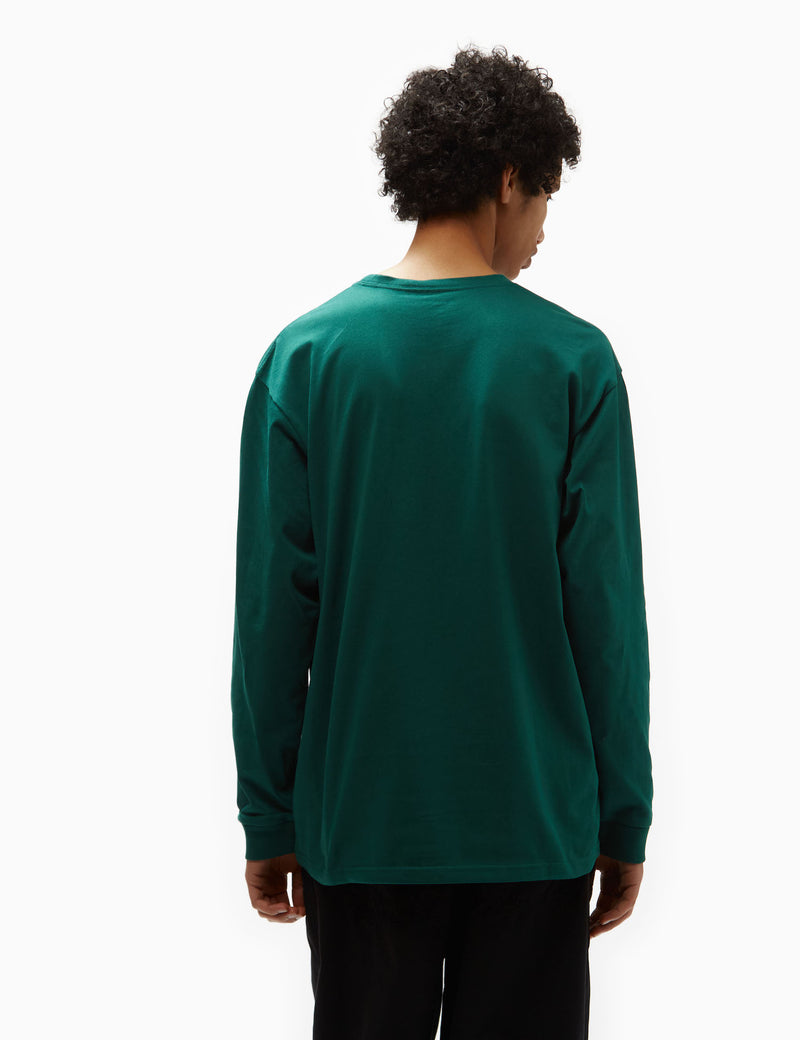 Carhartt-WIP Long Sleeve Chase T-Shirt (Loose) - Chervil Green