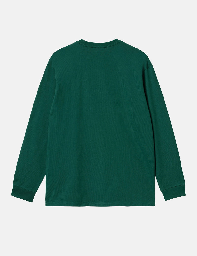 Carhartt-WIP Long Sleeve Chase T-Shirt (Loose) - Chervil Green