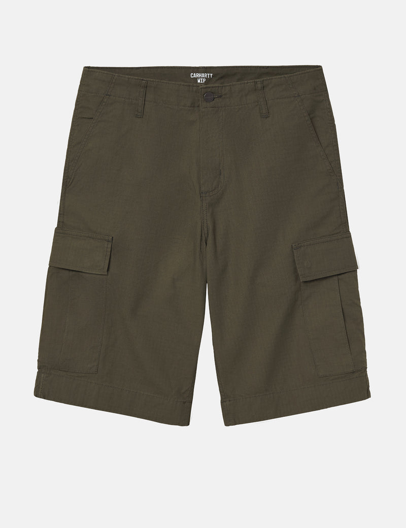 Carhartt-WIP Regular Cargo Short - Park Green Rinsed