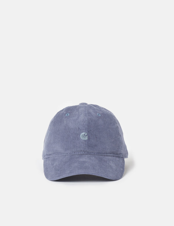 Carhartt-WIP Harlem Cap (Cord) - Hudson Blue