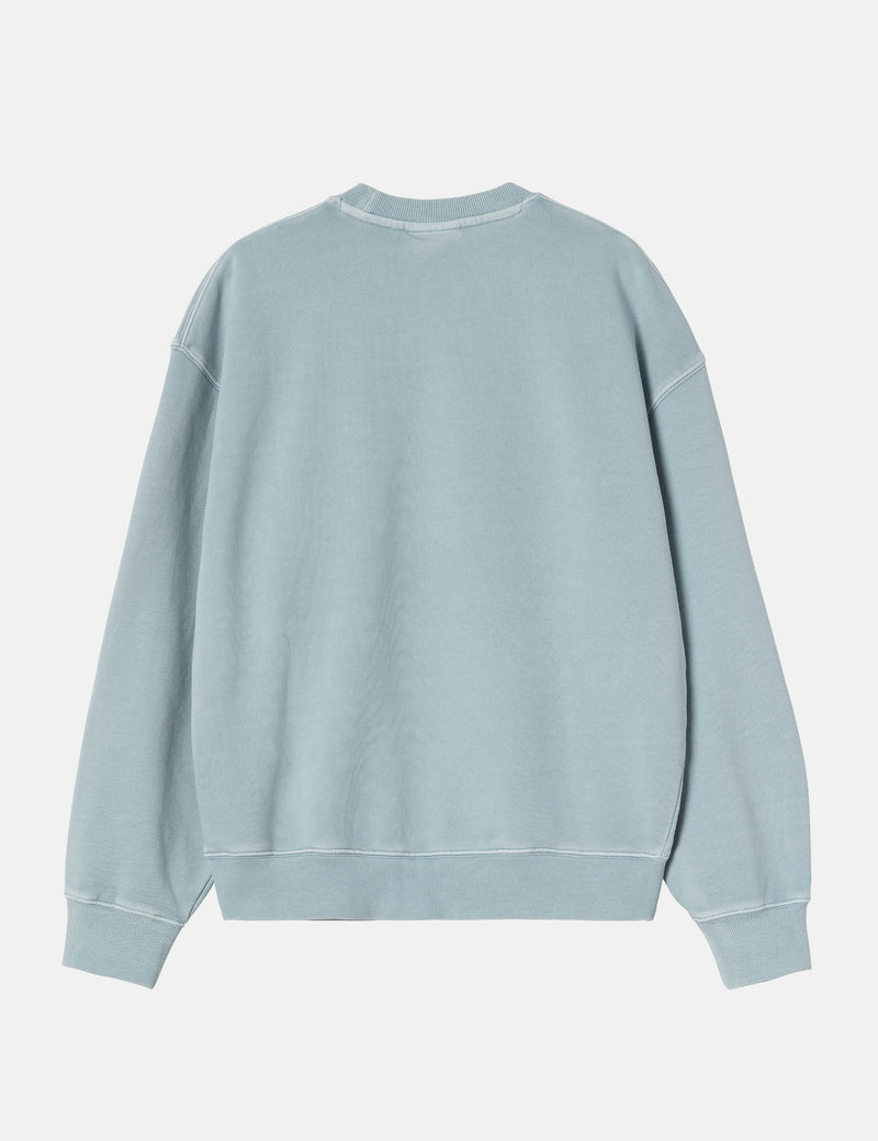 Carhartt WIP Women's Nelson Sweatshirt (Balloon) - Dusty Ice Blue