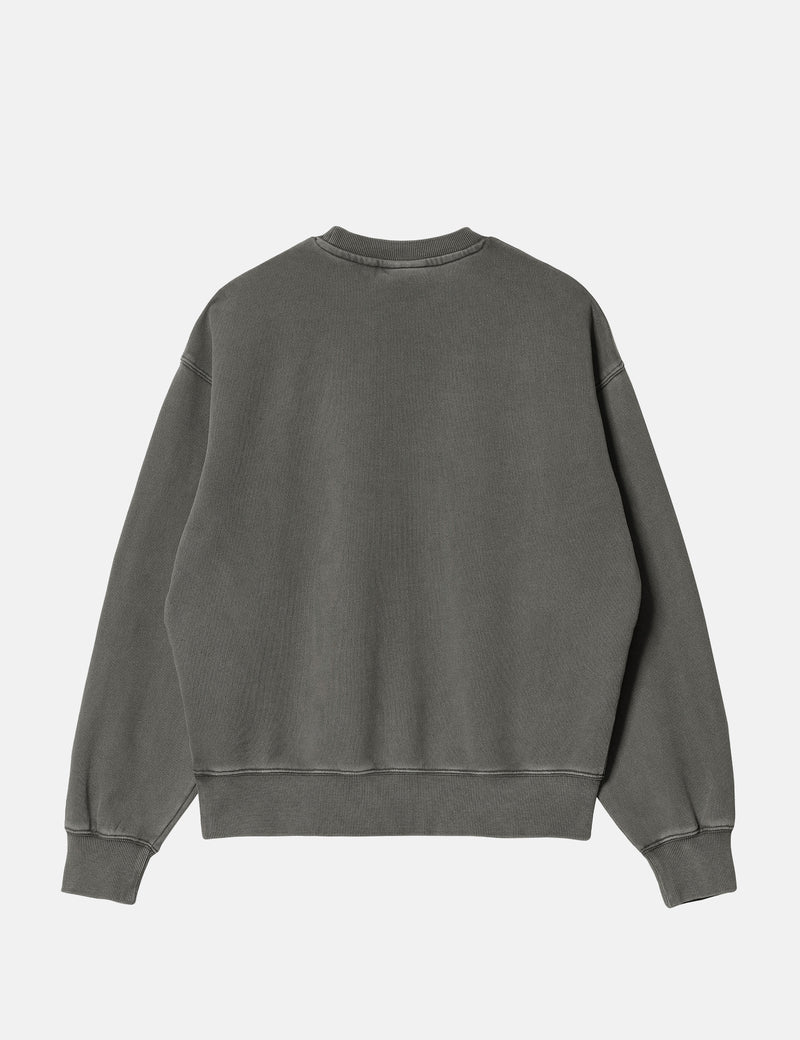 Carhartt WIP Women's Nelson Sweatshirt (Balloon) - Graphite Grey