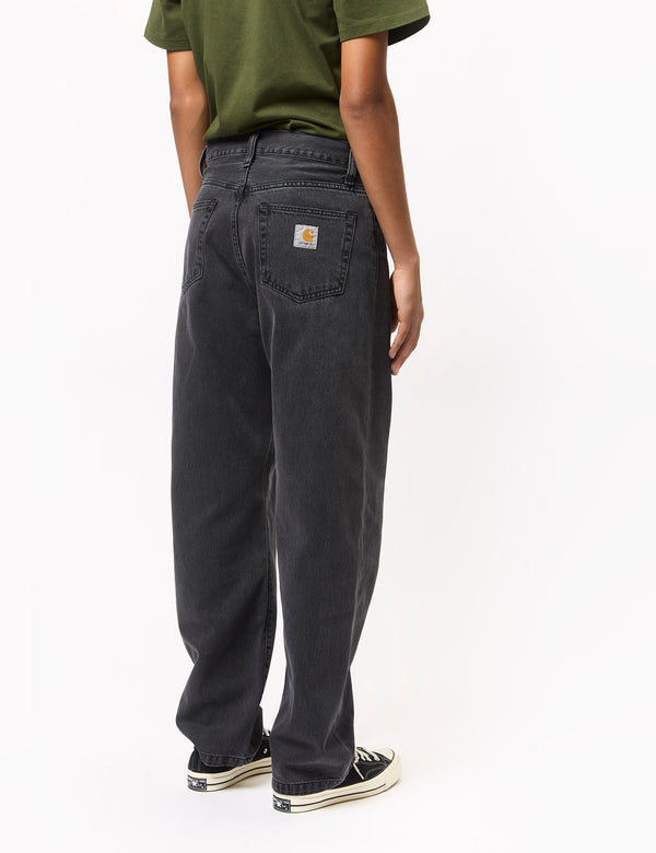 Carhartt-WIP Landon Pant - Black Heavy Stone Washed