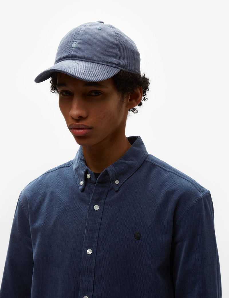 Carhartt-WIP Madison Fine Cord Shirt - Hudson Blue