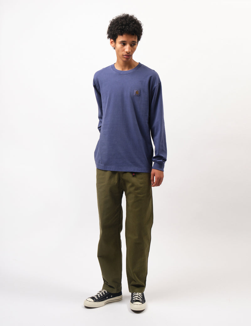 Carhartt WIP Vista Long Sleeve T-Shirt (Loose) - Aura Purple