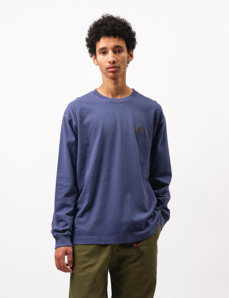 Carhartt WIP Vista Long Sleeve T-Shirt (Loose) - Aura Purple