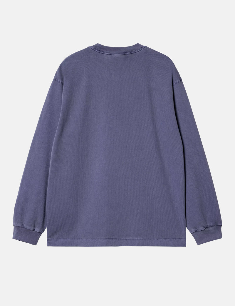 Carhartt WIP Vista Long Sleeve T-Shirt (Loose) - Aura Purple