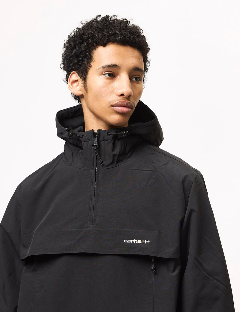 Carhartt WIP Windbreaker Pullover Jacket - Black