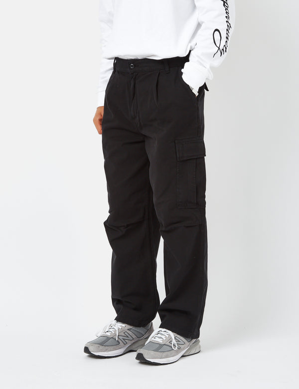 Carhartt-WIP Cole Cargo Pant - Black Rinsed