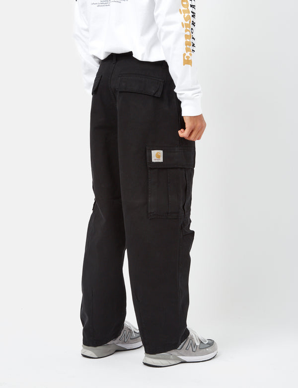 Carhartt-WIP Cole Cargo Pant - Black Rinsed