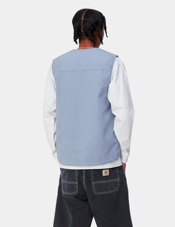 Carhartt-WIP Arbor Vest - Bay Blue Aged Canvas