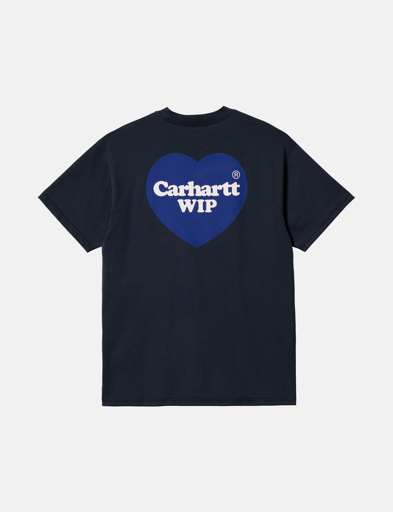 Carhartt-WIP Double Heart T-Shirt (Organic) - Blue